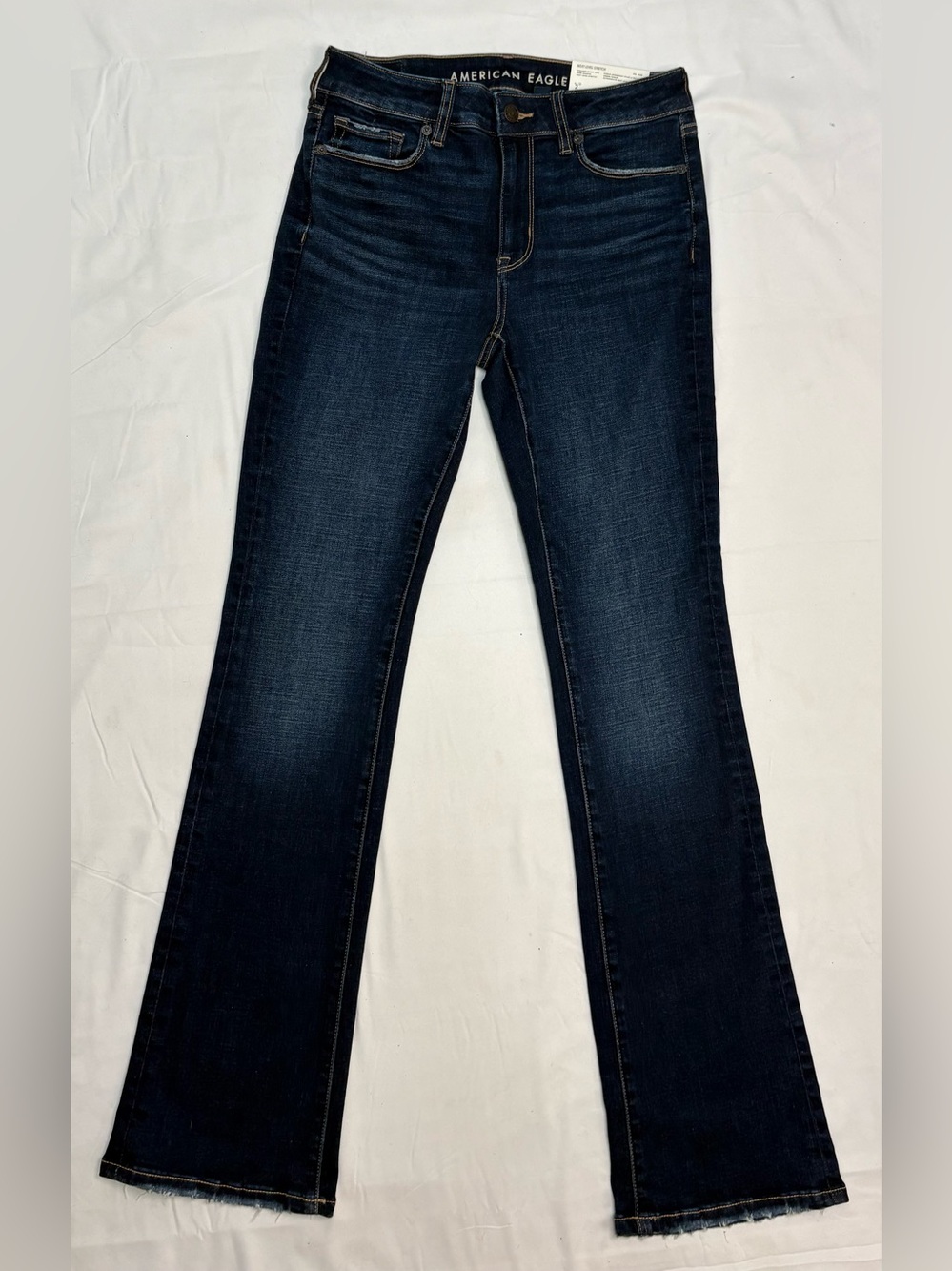 NWT American Eagle High Rise Skinny Kick Flare Jeans Size 2 26W